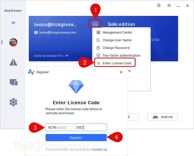 activate anyviewer solo key activate anyviewer solo key