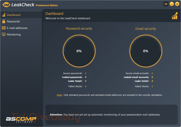 ASCOMP LeakCheck