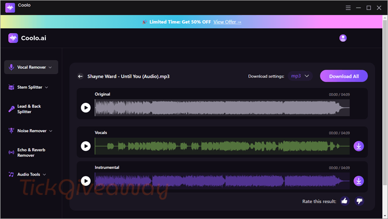Coolo Vocal Remover