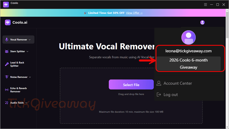 get coolo vocal remover free
