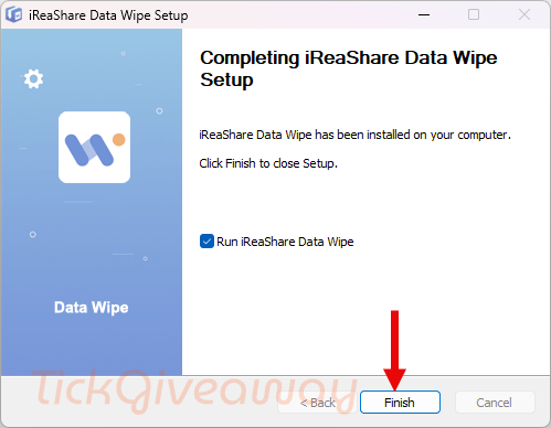 install ireashare data wipe free