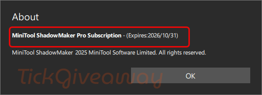 minitool shadowmaker subscription free minitool shadowmaker subscription free