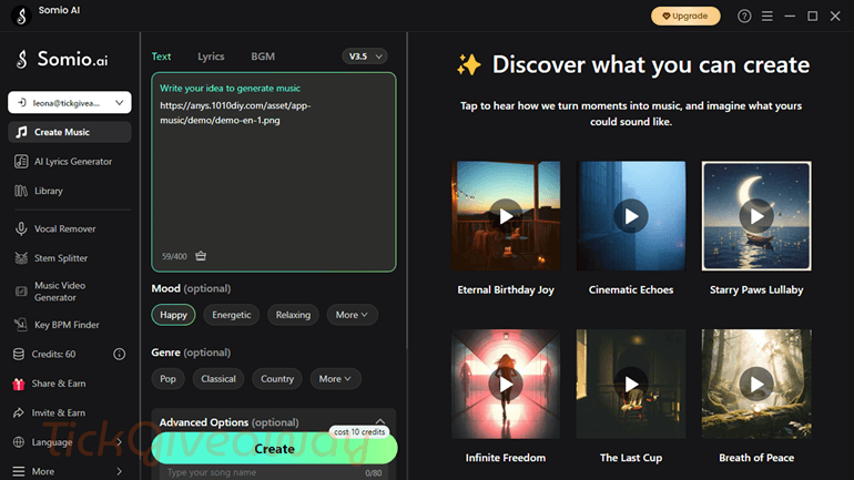 somio ai music generator license free Somio AI Music Generator