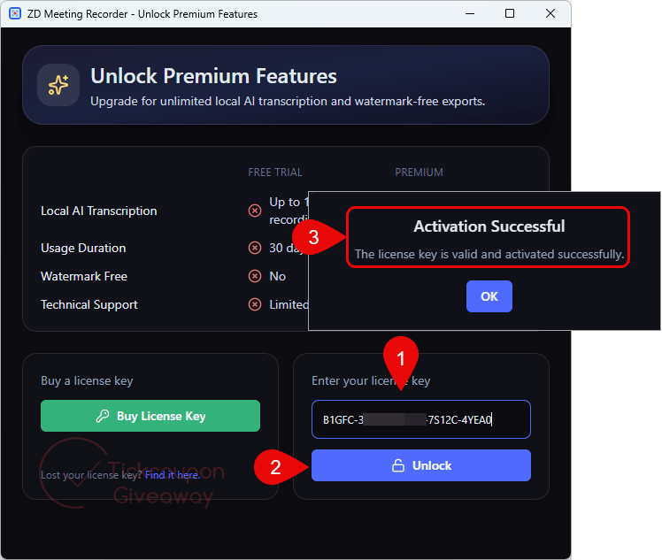 activate zd meeting recorder key activate zd meeting recorder key
