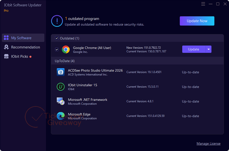 IObit Software Updater