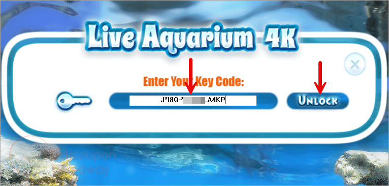 activate live aquarium 4k key