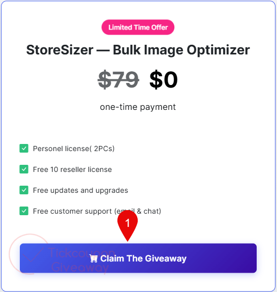 claim storesizer giveaway claim storesizer giveaway