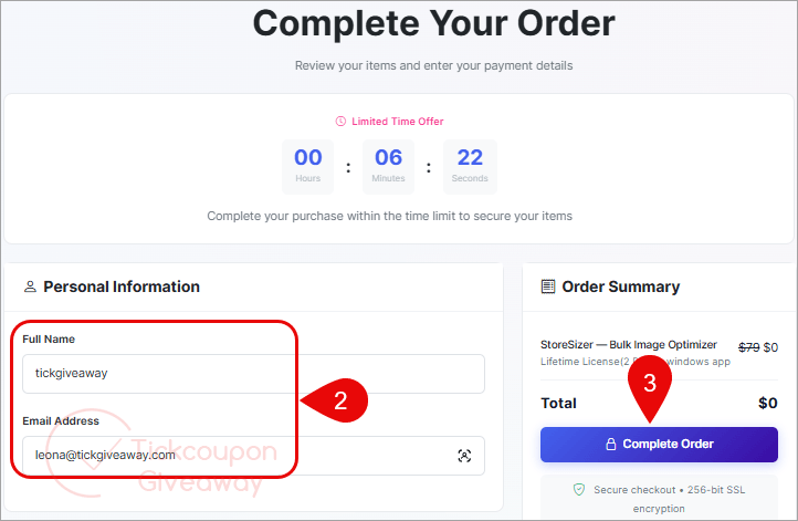 complete storesizer order complete storesizer order