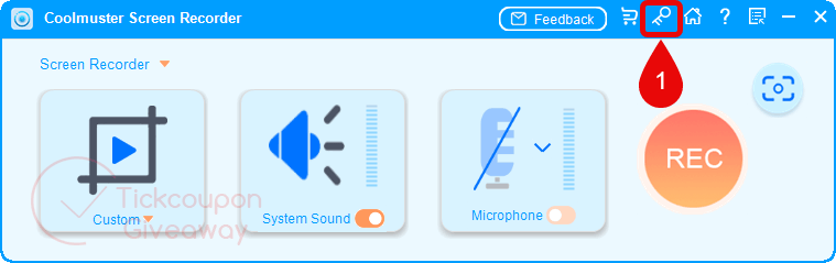 enter coolmuster screen recorder code