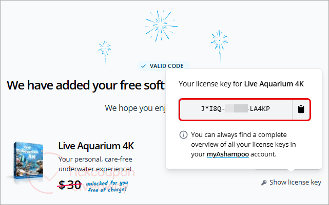 get live aquarium 4k code