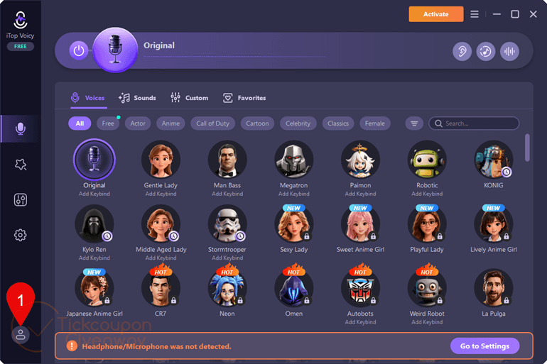 itop voicy pro free login