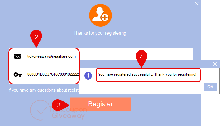 paste ireashare screen recorder code
