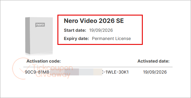 Đăng ký Nero Video 2026 SE miễn phí