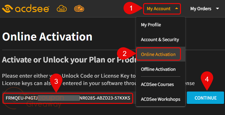activate acdsee ultimate pack key