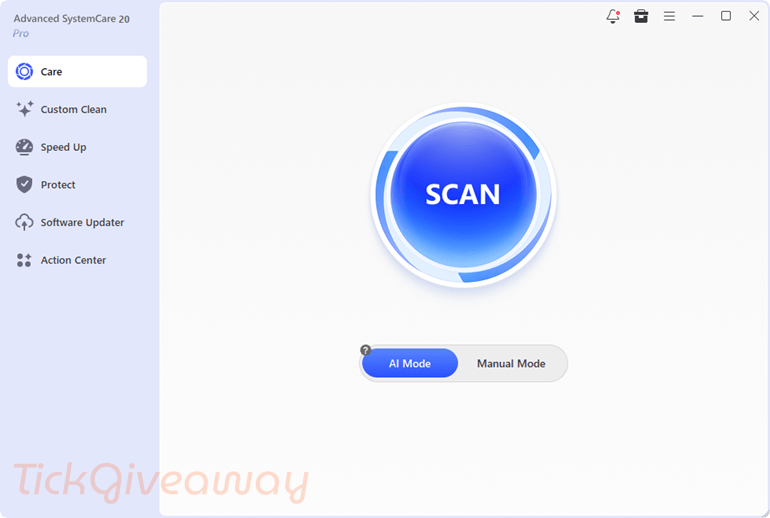 advanced systemcare pro 20 main screenshot Advanced SystemCare Pro 20 Main Screenshot