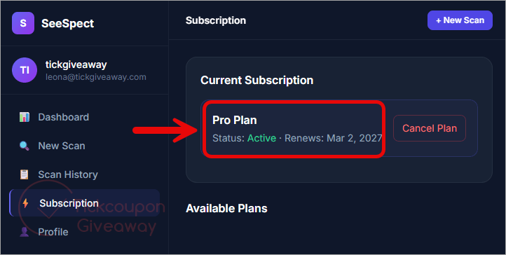 subscription seespect pro subscription seespect pro
