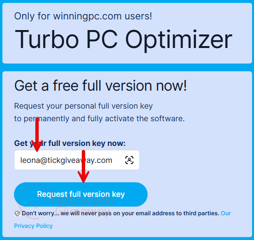 request softorbits turbo pc optimizer full version