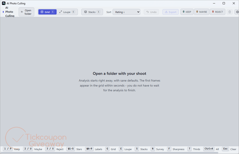 softorbits ai photo culling main screenshot