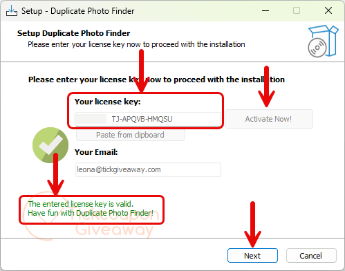 Activate SoftOrbits Duplicate Photo Finder Code