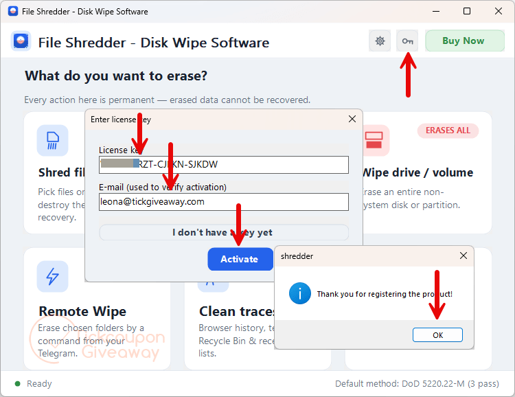 permanent data eraser for windows activation permanent data eraser for windows activation
