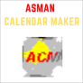 Asman Calendar Maker Lifetime Giveaway