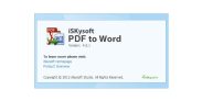 iSkysoft PDF to Word Converter for Windows Giveaway
