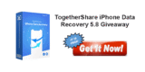 TogetherShare iPhone Data Recovery Giveaway